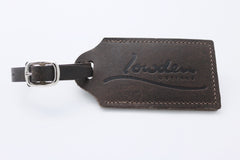 Embossed Leather Luggage Tag